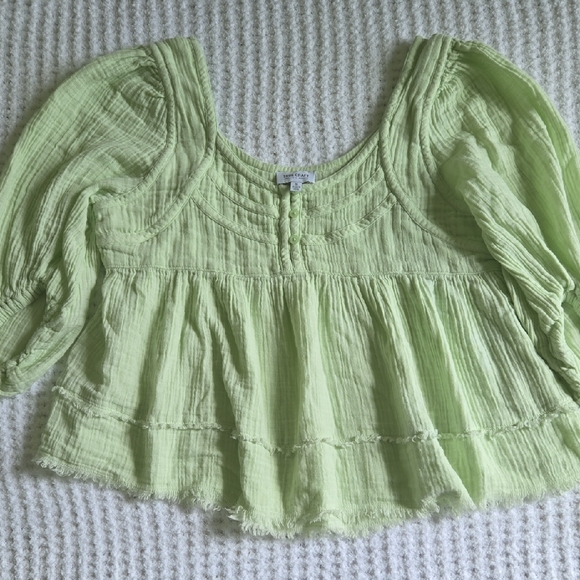 True Craft Tops - True Craft Light Green Blouse